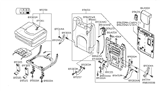 Diagram for 2005 Nissan Pathfinder Seat Cushion - 89350-EA101