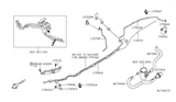 Diagram for 2011 Nissan Pathfinder Fuel Line Clamps - 24220-EA00A