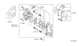 Diagram for 2006 Nissan Frontier Brake Pad Set - 41060-EA025