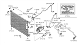 Diagram for Nissan Frontier A/C Hose - 92440-EA200