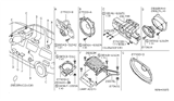 Diagram for Nissan Versa Car Speakers - 28156-7Z800