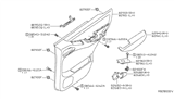 Diagram for 2009 Nissan Pathfinder Armrest - 82940-ZS30A