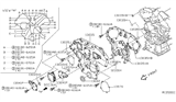 Diagram for Nissan Frontier Timing Cover - 13500-EA210