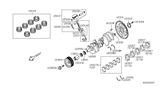 Diagram for Nissan Titan Crankshaft Pulley - 12303-7S01A