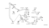 Diagram for Nissan Xterra Cooling Hose - 21306-EA210