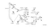 Diagram for 2009 Nissan Pathfinder Oil Cooler - 21305-ZQ50A