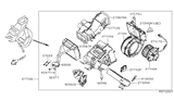 Diagram for 2005 Nissan Armada Evaporator - 27411-5Z000