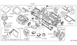 Diagram for 2015 Nissan Xterra Blend Door Actuator - 27443-ZP01A