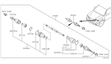 Diagram for 2011 Nissan Titan CV Boot - 39741-7S026