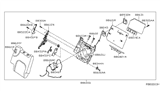 Diagram for 2005 Nissan Pathfinder Seat Cover - 88409-EA000