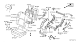 Diagram for 2014 Nissan Frontier Seat Switch - 87016-ZS00A