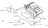 Diagram for 2010 Nissan Xterra Thermostat Housing - 21021-EA200