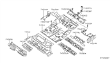 Diagram for 2012 Nissan Pathfinder Floor Pan - G4514-ZS3MA