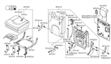 Diagram for 2005 Nissan Pathfinder Seat Cushion - 89350-ZP20C