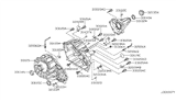 Diagram for 2004 Nissan Armada Automatic Transmission Shift Position Sensor Switch - 32005-7S110