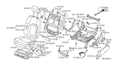 Diagram for 2010 Nissan Frontier Seat Heater - 87635-ZP00A