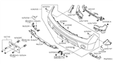 Diagram for 2007 Nissan Pathfinder Bumper - 62022-EA525