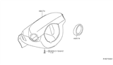 Diagram for 2012 Nissan Pathfinder Steering Column Cover - 48474-9CH0C