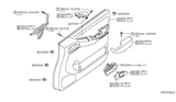 Diagram for 2007 Nissan Frontier Armrest - 80941-ZS00A