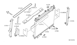 Diagram for 2019 Nissan Frontier Radiator Support - 21555-EA210