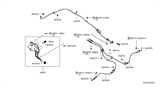 Diagram for Nissan Parking Brake Cable - 36531-EA50A