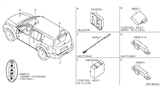 Diagram for 2012 Nissan Pathfinder Body Control Module - 28595-9CH0B