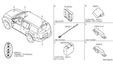 Diagram for 2010 Nissan Pathfinder Antenna - 285E7-ZS30B