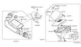 Diagram for Nissan Xterra Air Filter Box - 16500-EA200