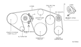 Diagram for 2015 Nissan Armada Serpentine Belt - 11720-7S00A