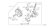 Diagram for Nissan Armada Power Steering Pump - 49110-7S000