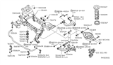 Diagram for 2005 Nissan Pathfinder Coil Springs - 55020-EA101