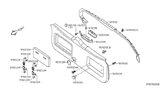 Diagram for 2007 Nissan Pathfinder Door Handle - 90940-EA502