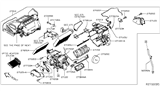 Diagram for 2018 Nissan Leaf Cabin Air Filter - 27891-9AE0A