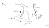 Diagram for 2019 Nissan Leaf Fender - 78113-5SA0A