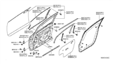 Diagram for 2018 Nissan Leaf Window Run - 80216-3NF0C