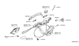 Diagram for Nissan Leaf Door Lock Actuator - 80501-4NP0A