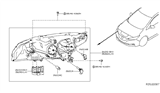 Diagram for Nissan Leaf Fog Light Bulb - 26261-8998E