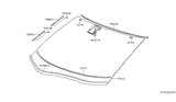 Diagram for 2020 Nissan Leaf Windshield - 72700-5SA1A