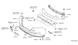 Diagram for 2021 Nissan Leaf License Plate - 96210-5SA0A