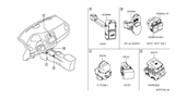 Diagram for 2019 Nissan Leaf Cigarette Lighter - 25331-5NA0A