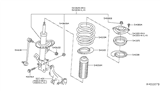 Diagram for 2013 Nissan NV Coil Spring Insulator - 54035-EN000