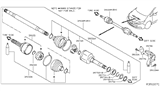 Diagram for 2021 Nissan Leaf Axle Shaft - 39100-5SA2A