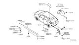 Diagram for Nissan Leaf Wheelhouse - 76748-5SA0A