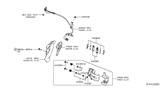 Diagram for Nissan Leaf Brake Caliper Repair Kit - D4080-3NA0B