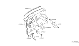 Diagram for 2019 Nissan Leaf Steering Column Cover - 67936-5SA0A