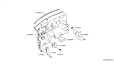 Diagram for Nissan Leaf Dash Panels - 67900-5SA0A