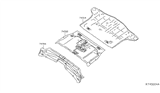 Diagram for Nissan Leaf Floor Pan - 74511-5SA0A