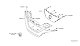 Diagram for 2019 Nissan Leaf Grille - 62070-5SA0A