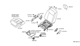 Diagram for 2018 Nissan Leaf Air Bag Control Module - 98856-5SA0A