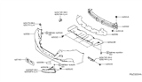 Diagram for 2019 Nissan Leaf Bumper - 62022-5SA4H